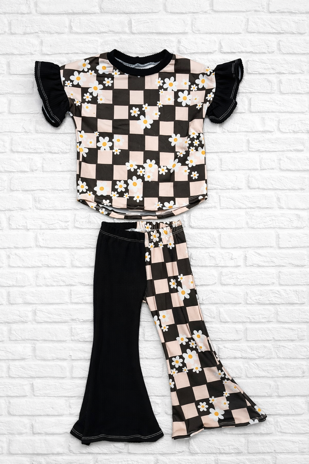 3t RTS flares and ruffle dolman