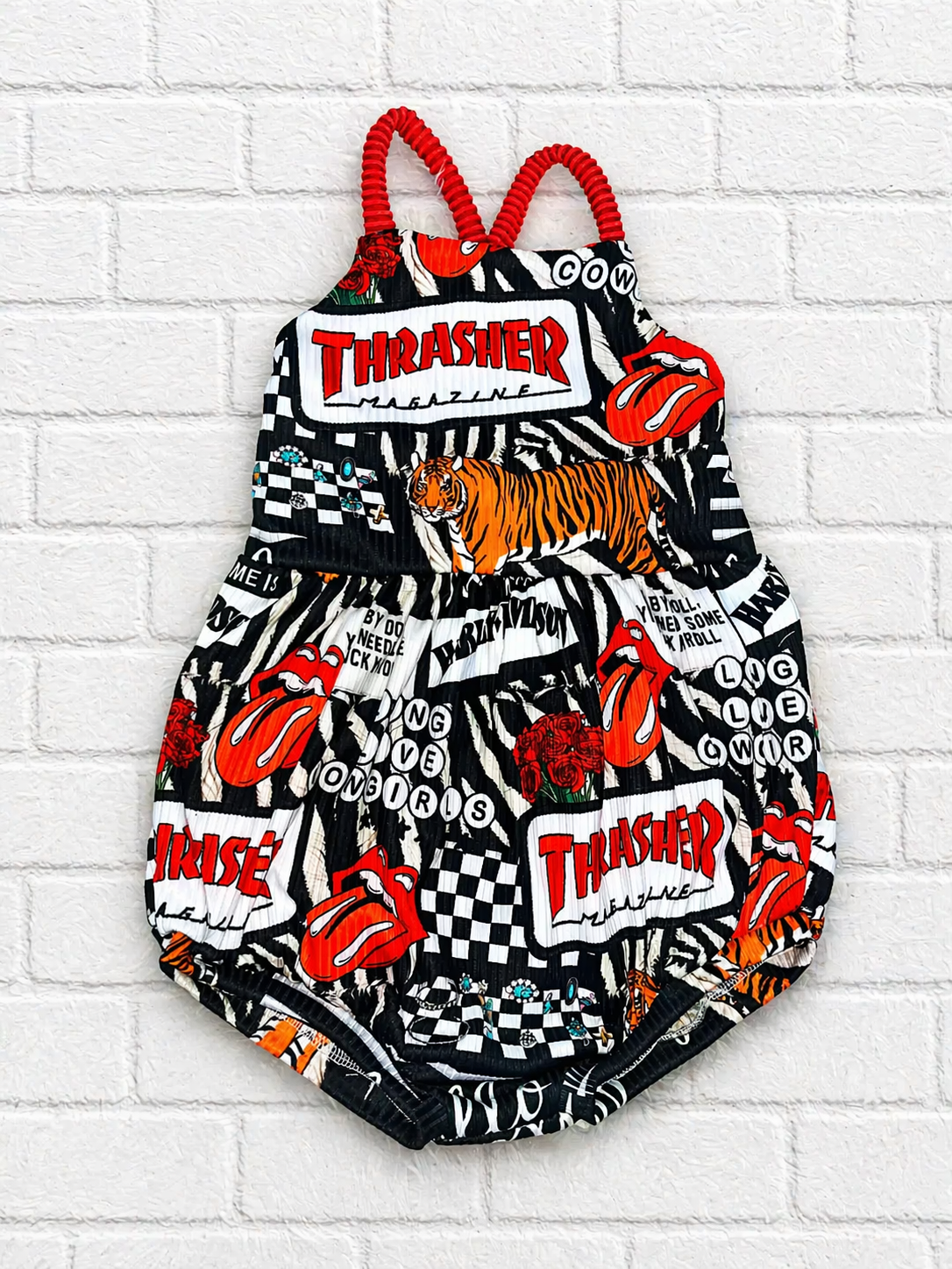 Rock n Roll Snapdragon Romper