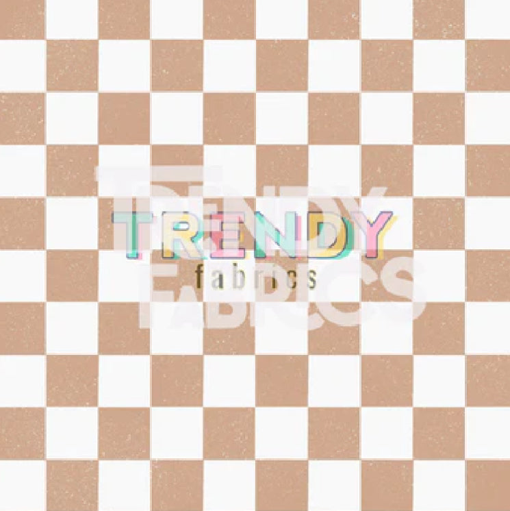 Tan Checks Made to Order Single Items