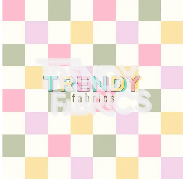 Pastel Checks Made to Order Single Items