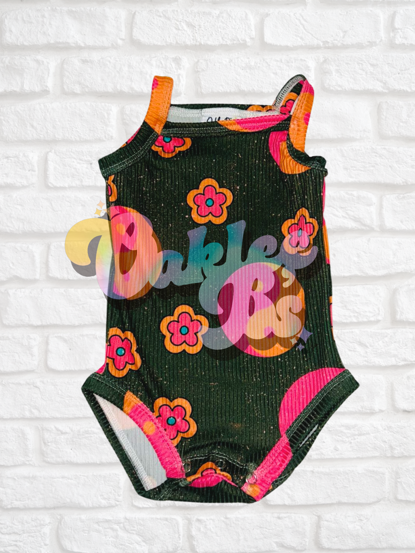 Peace Cami Bodysuit w Snaps
