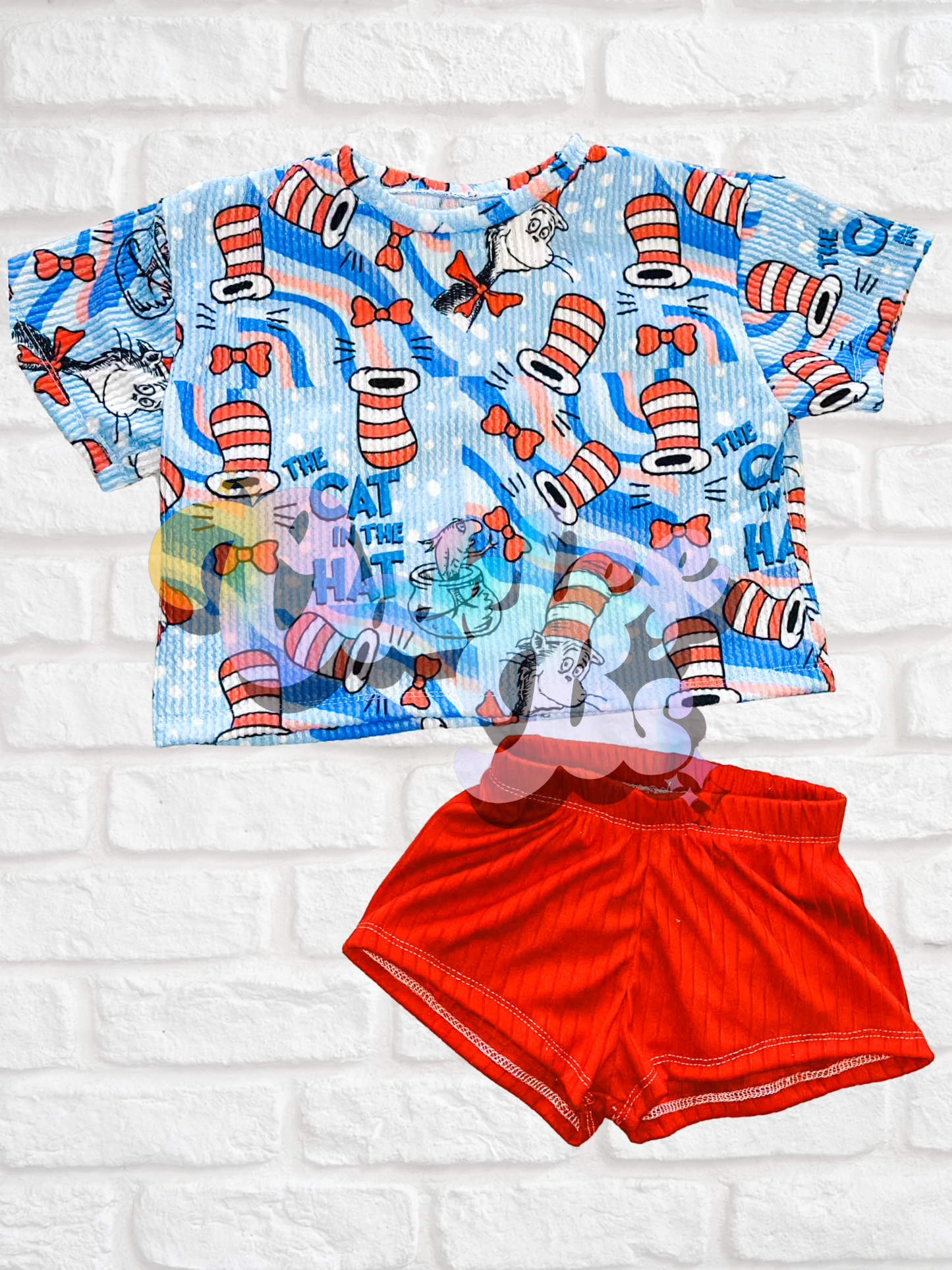 Cat in the Hat Oversized Tee & Breezy Shorts