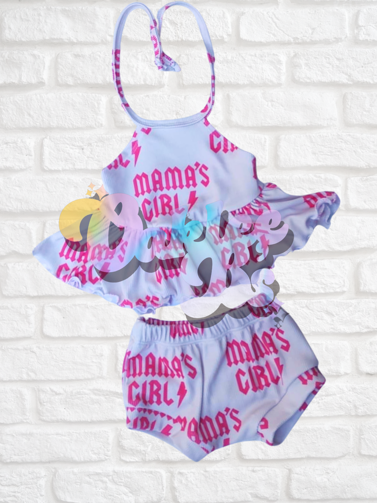 6m RTS olive top & shorties