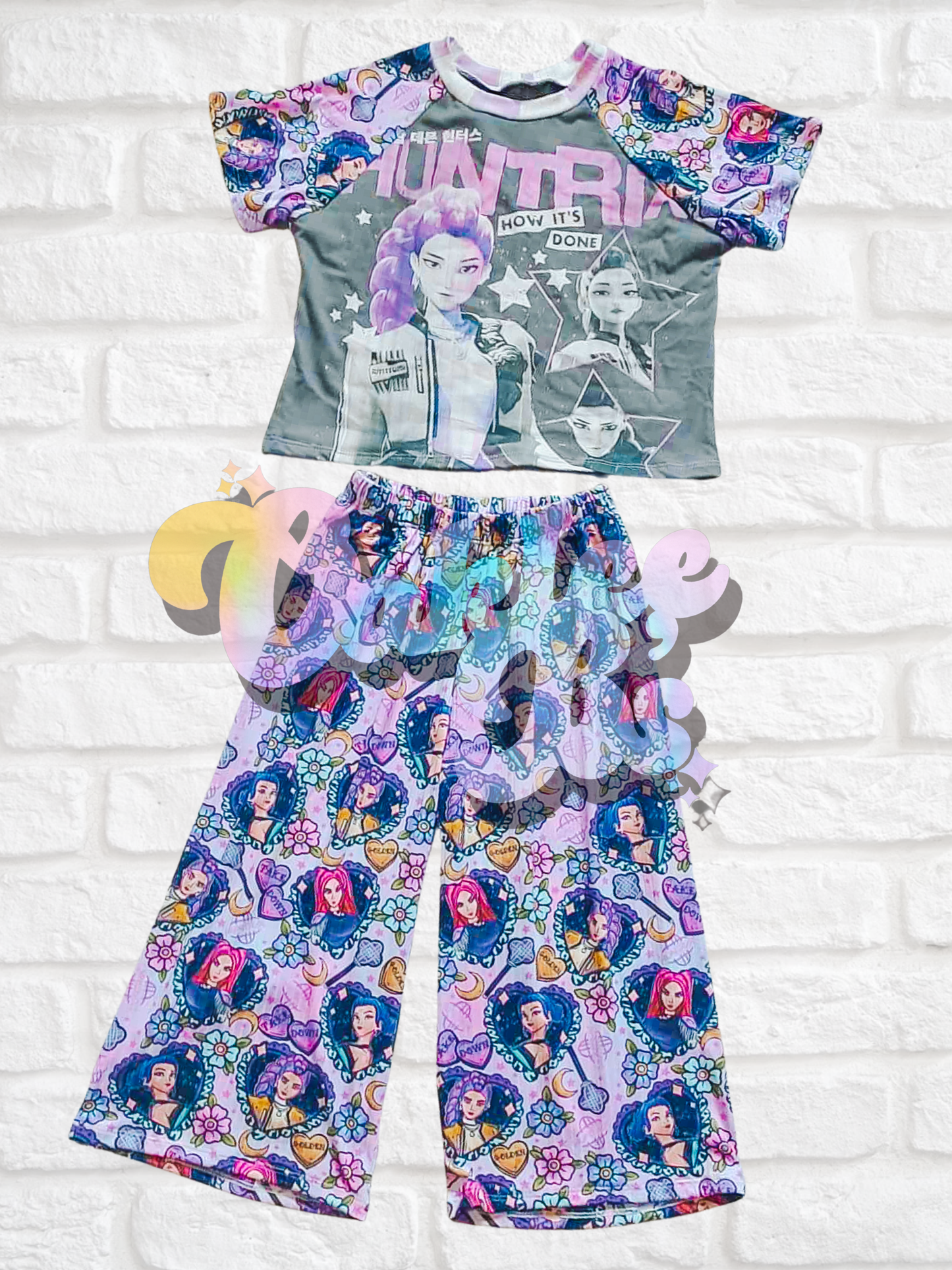 5T RTS Upcycle Crop Raglan & Flow Pants