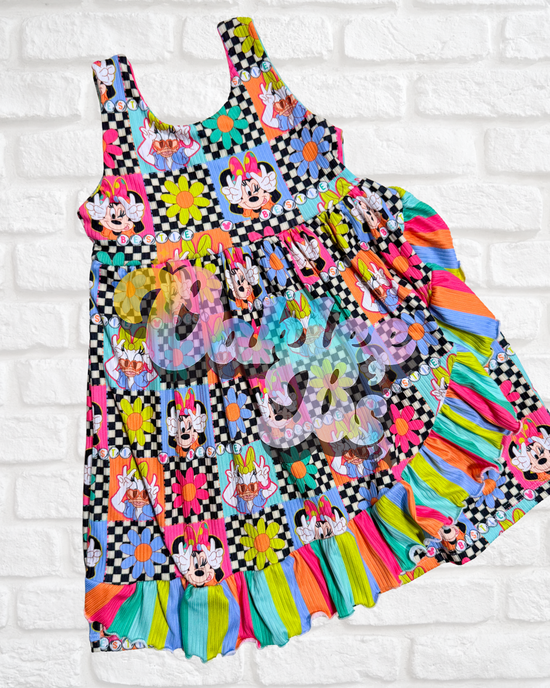 Check Minnie Petal Dress