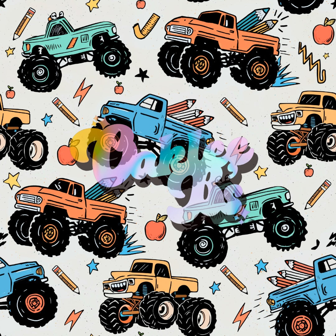 School Monster Trucks Made to Order Single Items