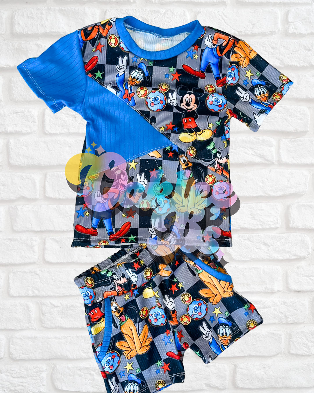 Mickey Aiden Tee & Pocket Shorts