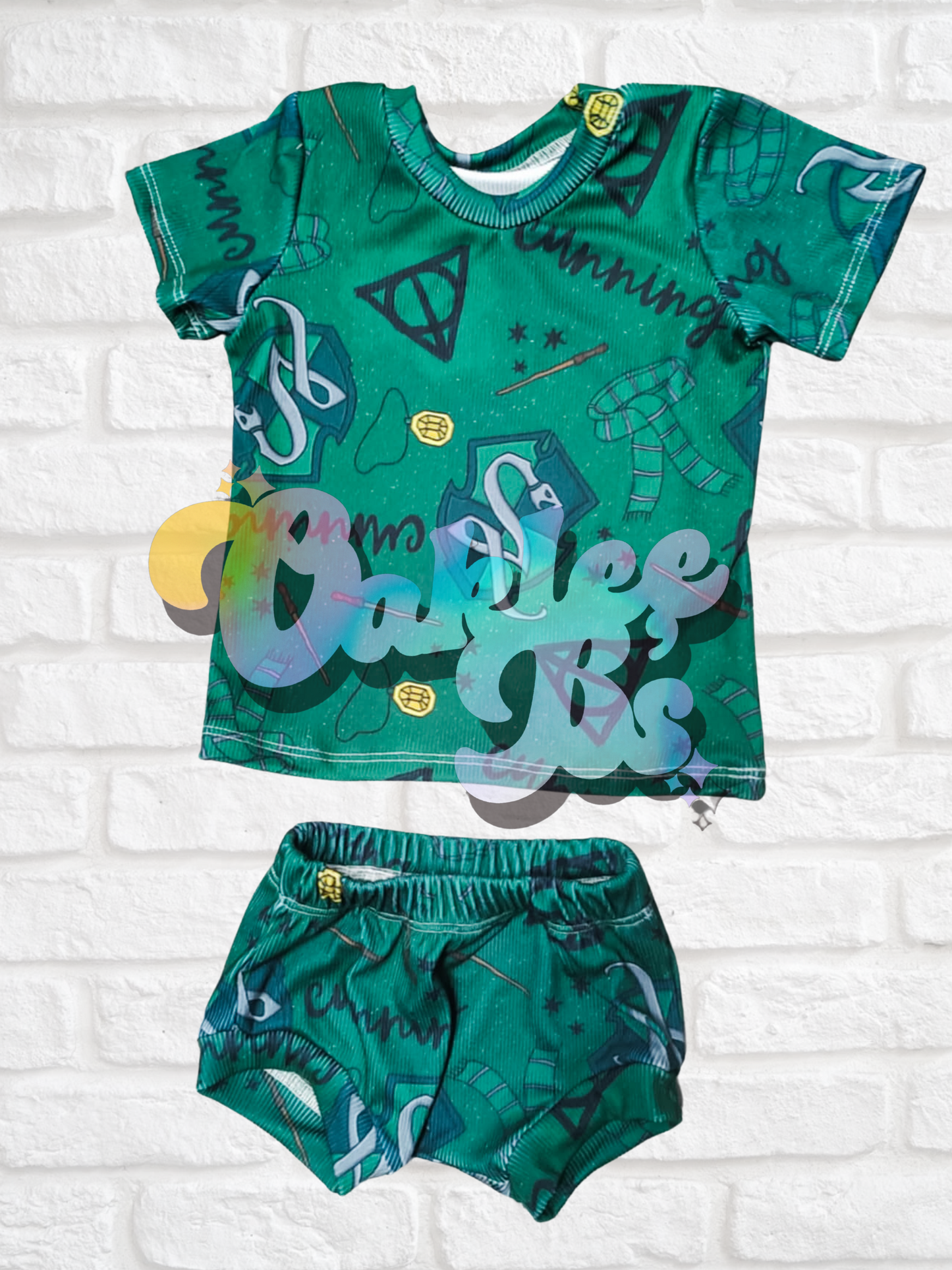 Slytherine Tee & Shorties