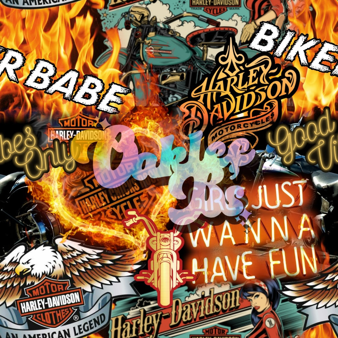 Biker Girl Made to Order Single Items