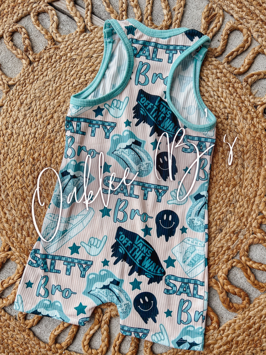 Salty Bro Aubrey Shorts Romper