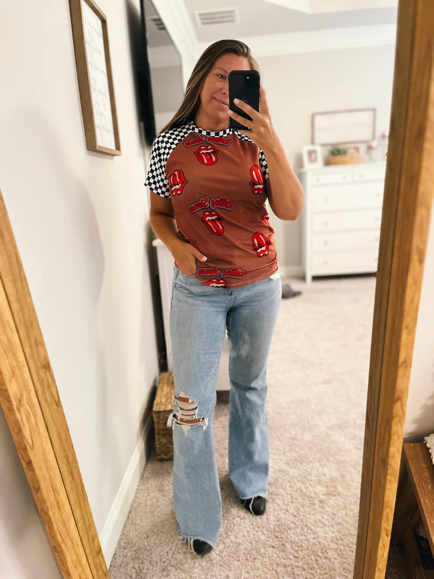 Mama Raglan Tee (Made to order in any print)