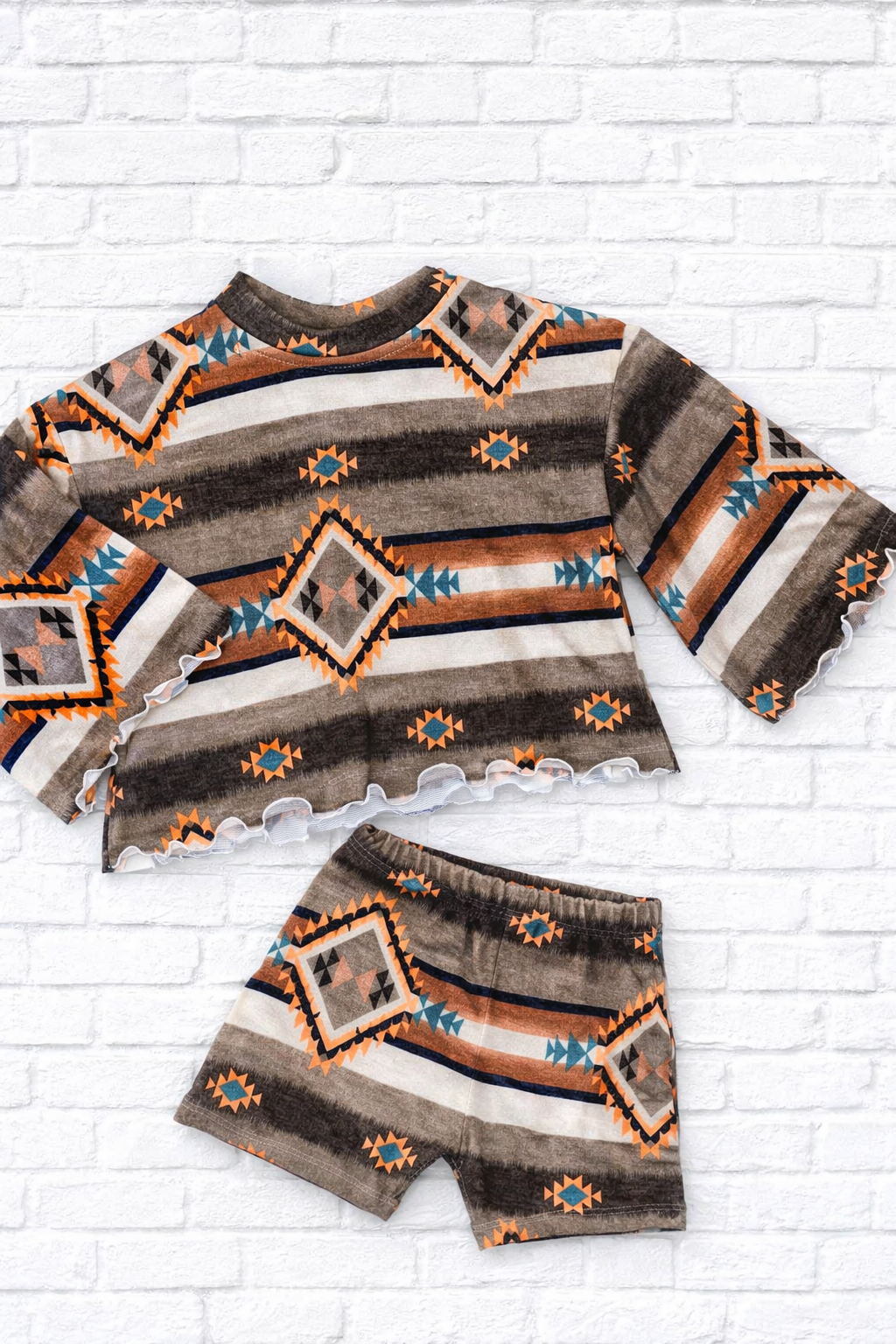 7/8 RTS mock neck sweater top & bikers