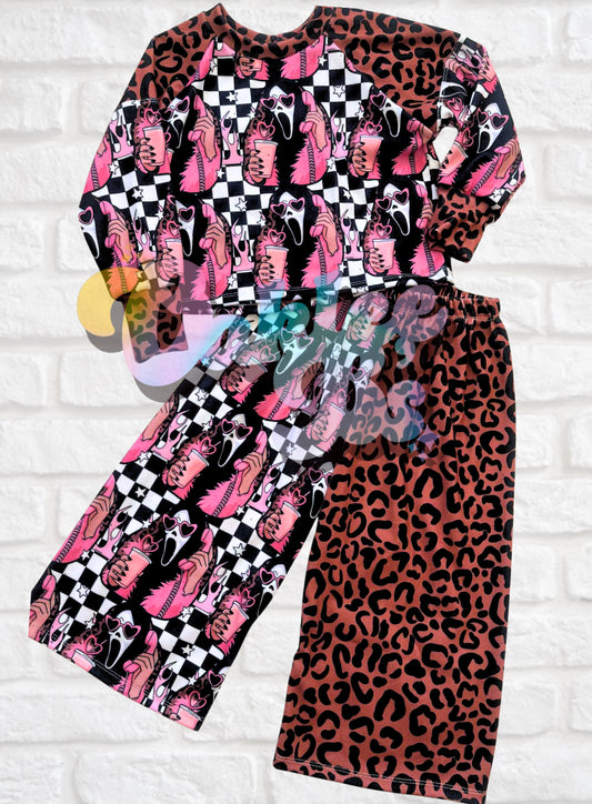 3T RTS LS modest crop raglan & flow pants