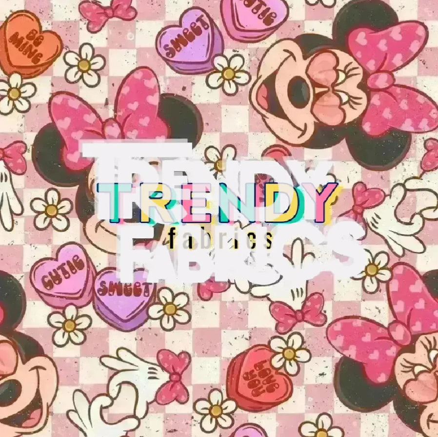 Pink Mouse Valentine Made to Order Single Items (Ships by 1/30)