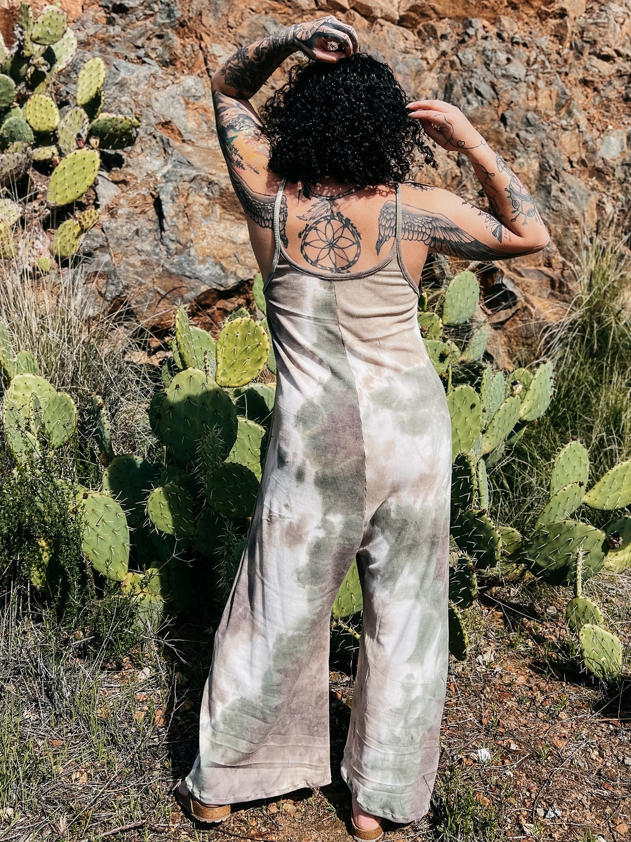 Mama Breeze Jumpsuit w Pockets (Made to order in any print)