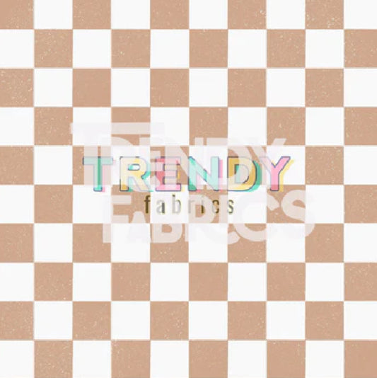 Tan Checks Made to Order Single Items