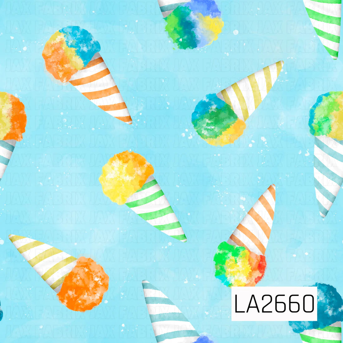 Blue Snow Cones Made to Order Single Items