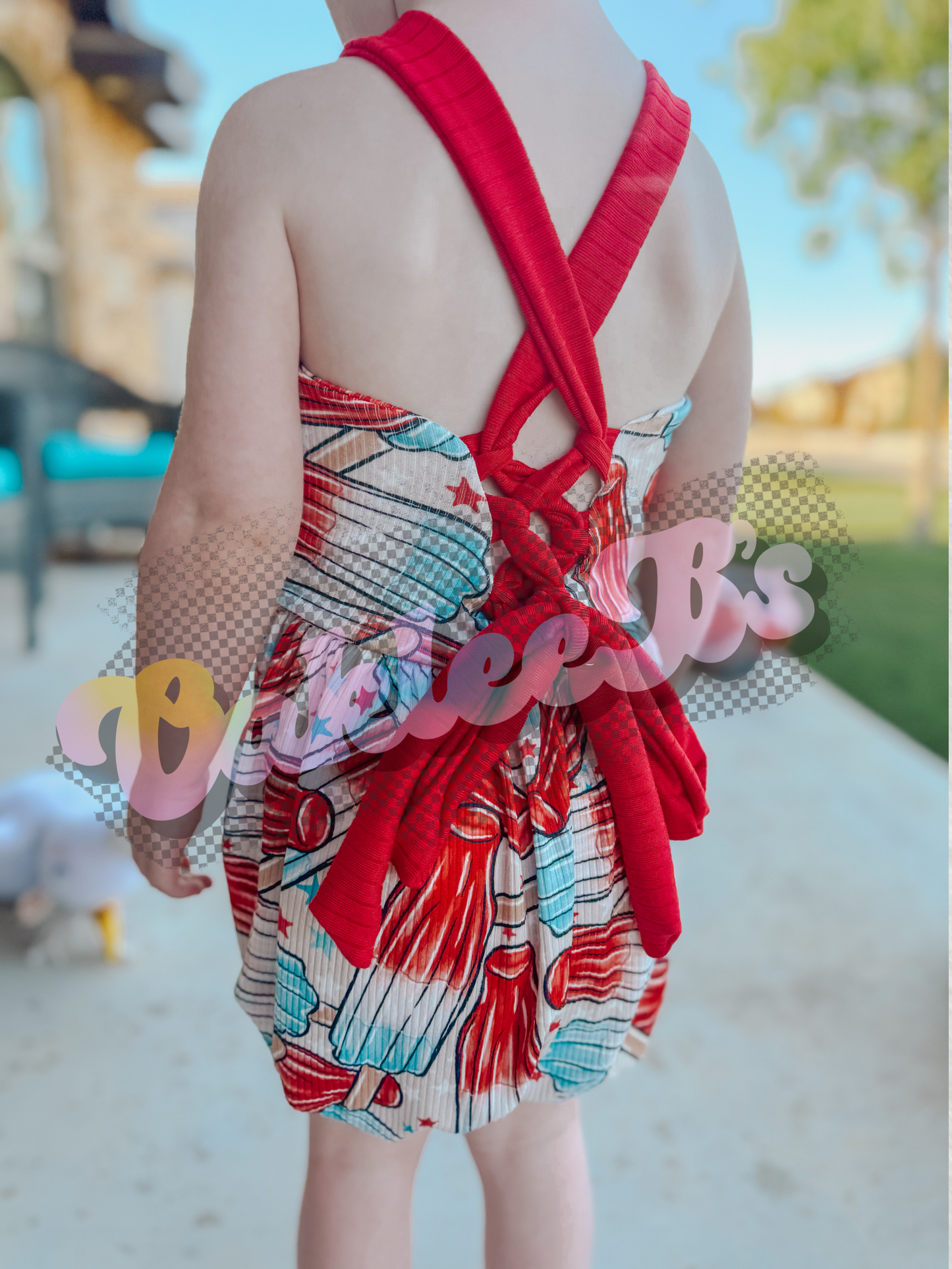 Bomb Pop Snapdragon Romper