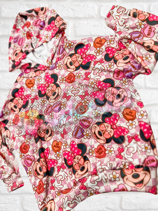 Pink Mouse Valentine Hoodie (Ships by 1/30)