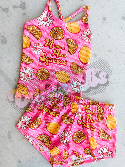 Pink Main Squeeze Brielle Top & Breezy Shorties