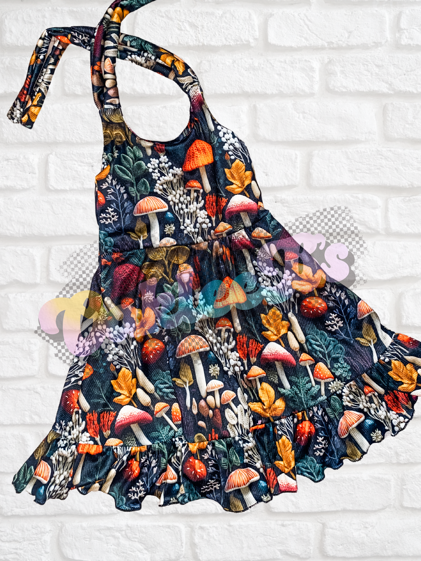 Mushrooms Olivia Dress