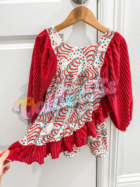 Christmas Cakes Petal Dress