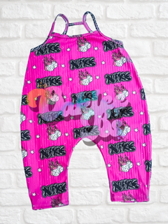 Pink Check Terran Romper