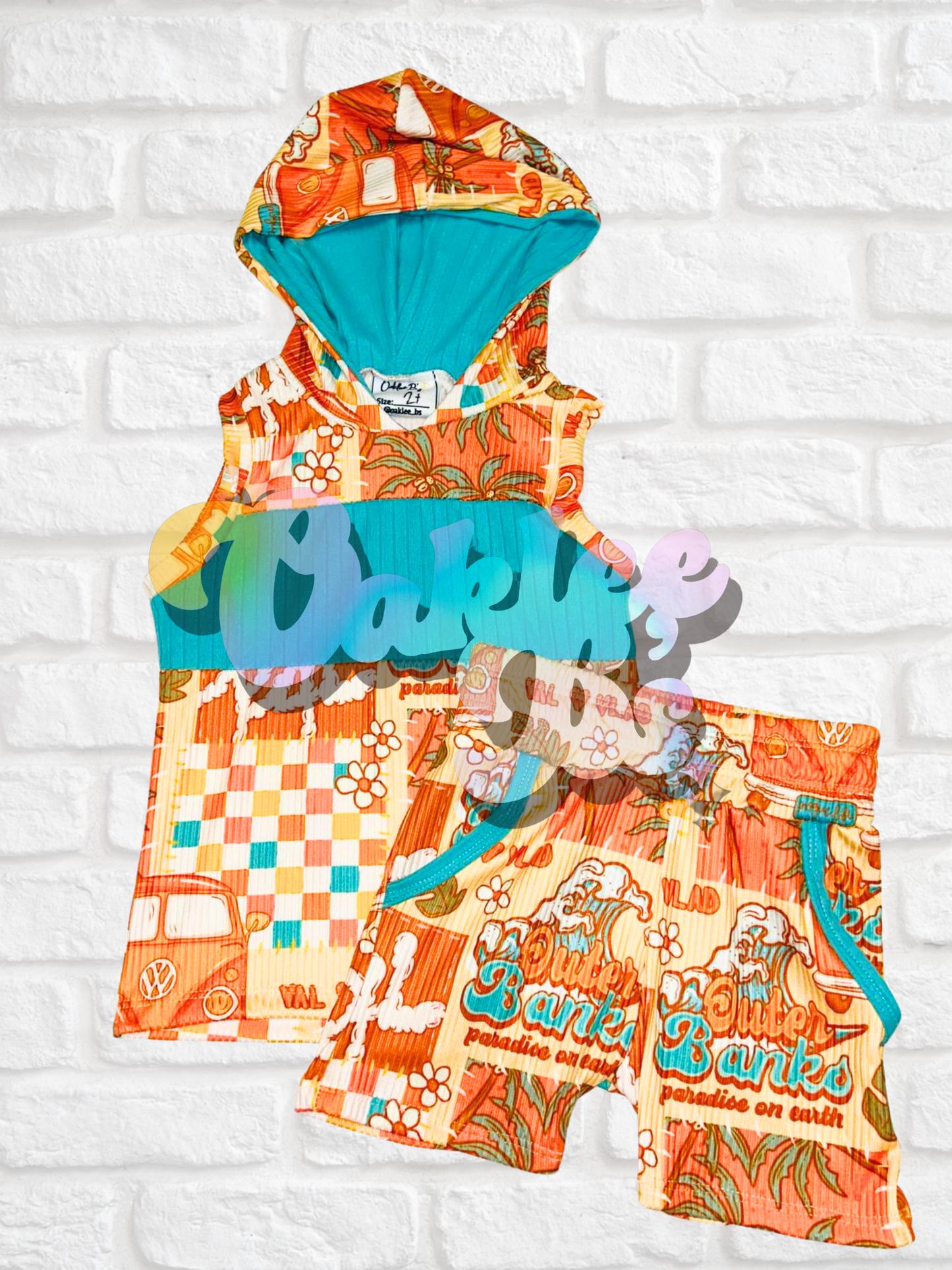 OuterB Hooded Upton Tank & Pocket Shorts