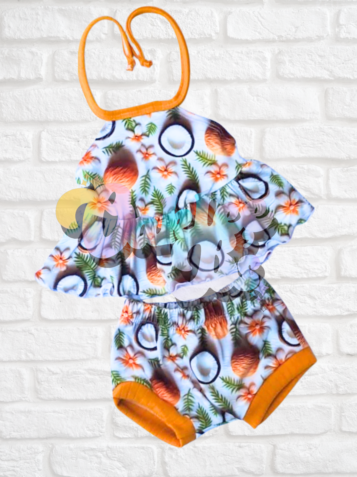3m RTS olive top & shorties