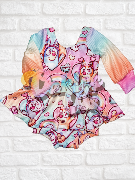 Puppy Love Bishop Sleeve Brielle Romper