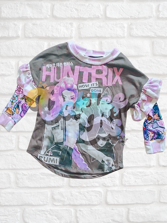 KPop Upcycle Ruffle Dolman