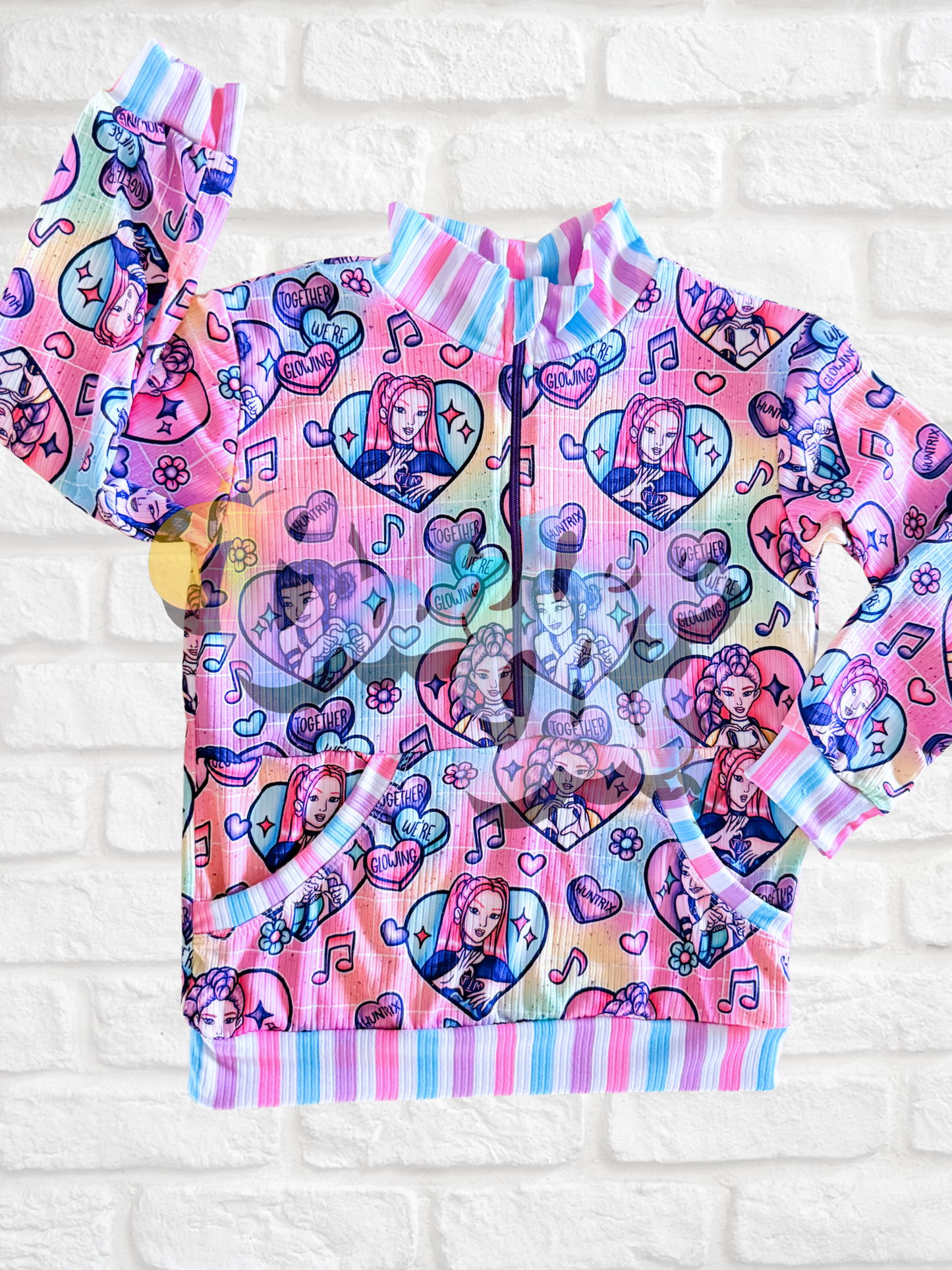 VDay KPop Half Zip