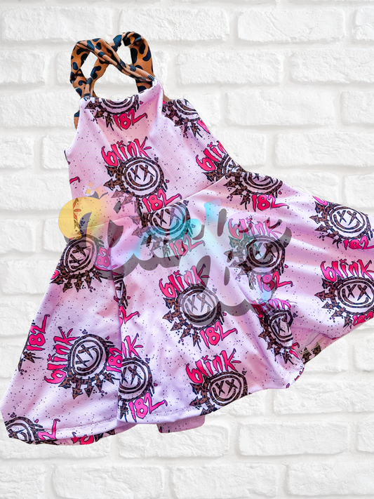 Leopard Blink Snapdragon Dress