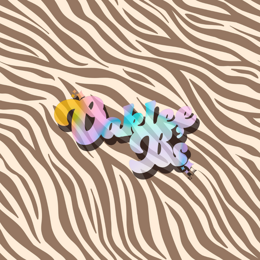 Neutral Zebra Made to Order Single Items (Made in rib unless you select a swim item)