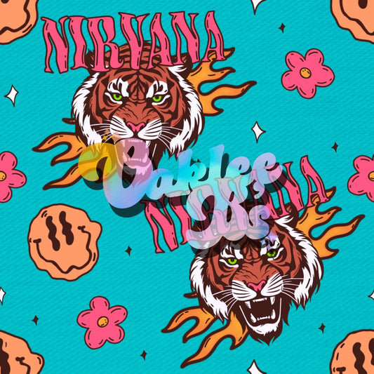 Tiger Nirv@na Made to Order Single Items (Made in rib unless you select a swim item)