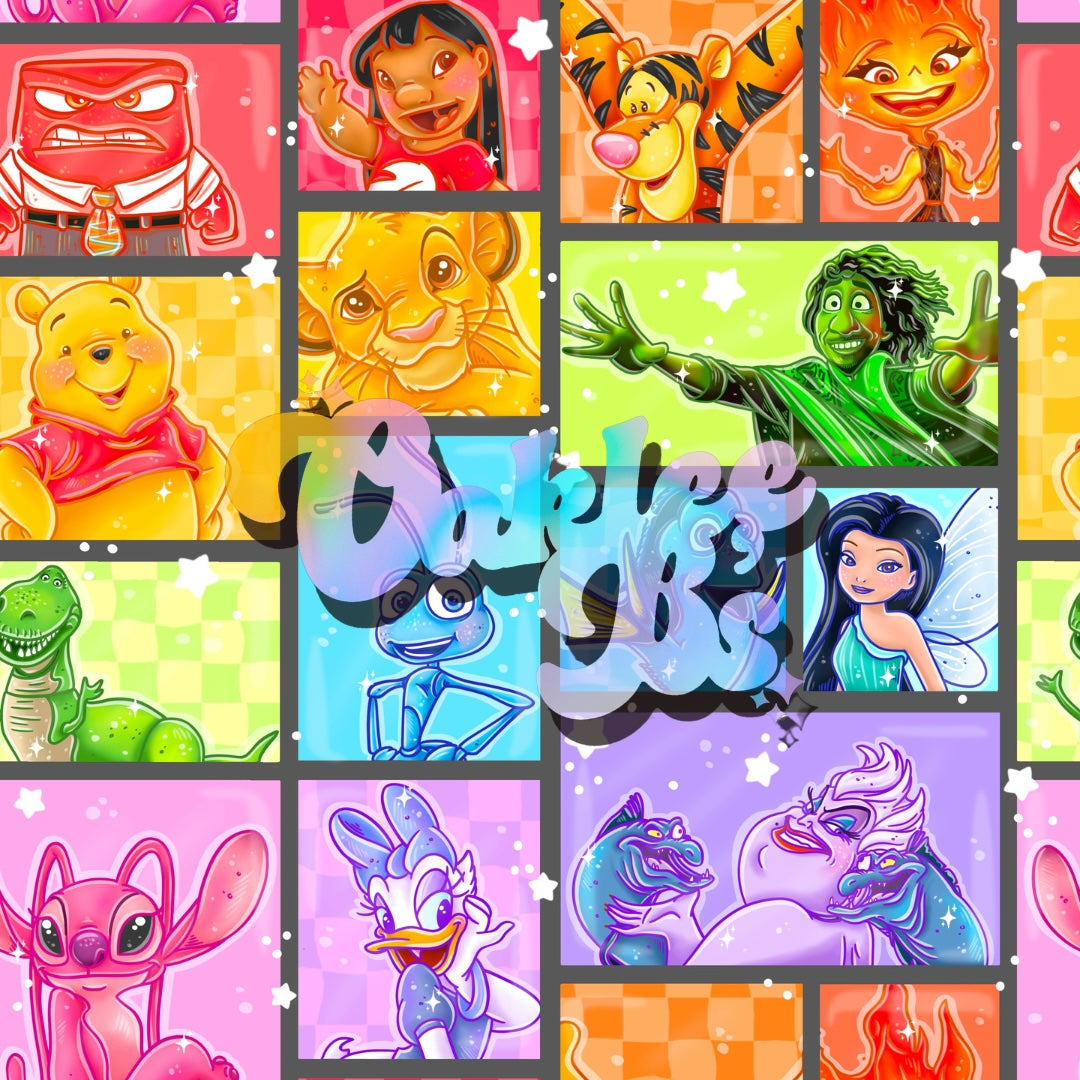 Rainbow Disney Patches Made to Order Single Items