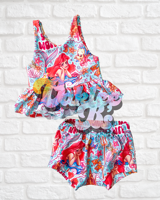 3T RTS *SWIM* Paisley Top & Shorties
