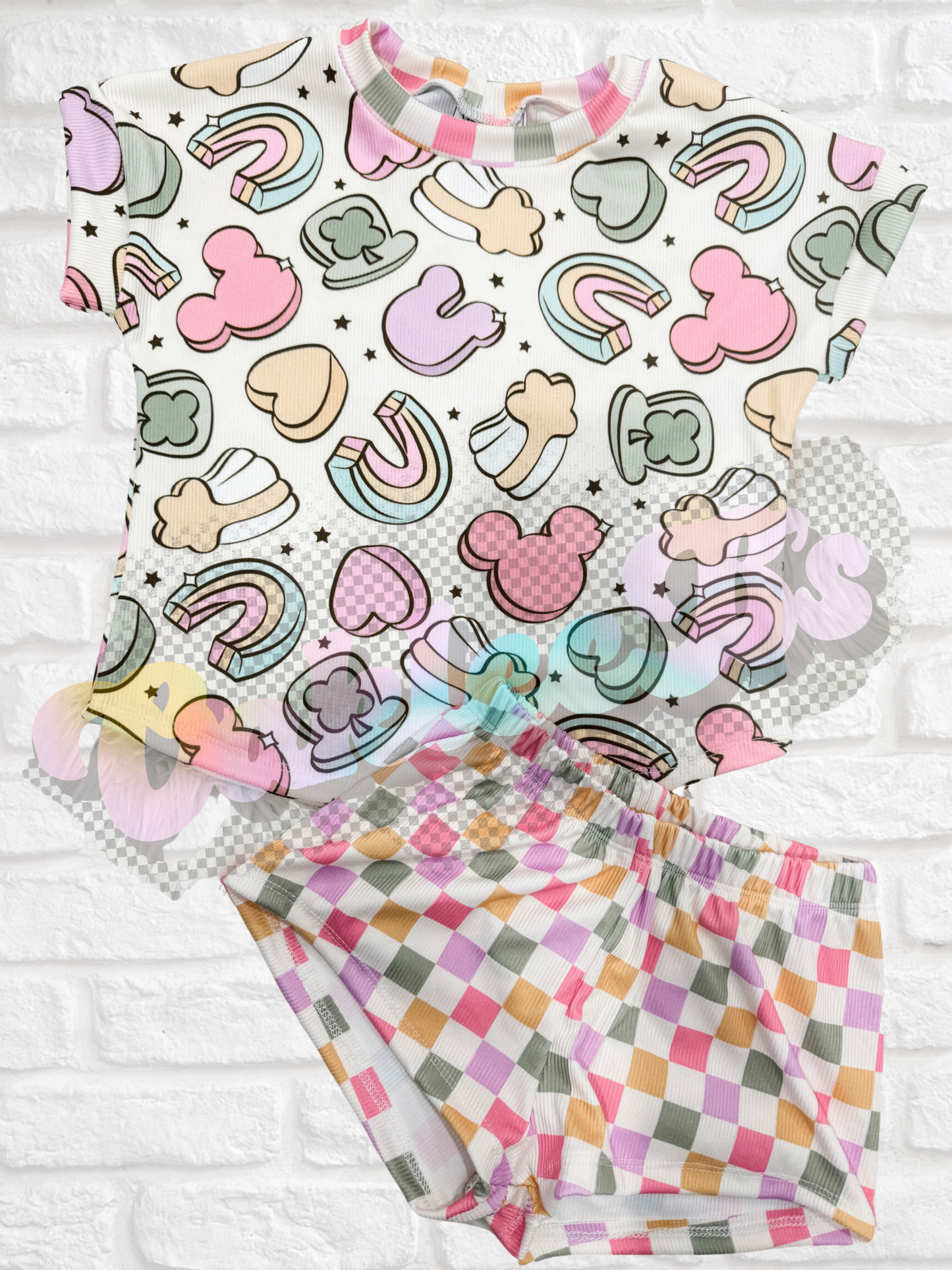 Charms Short Sleeve Dolman & Breezy Shorts