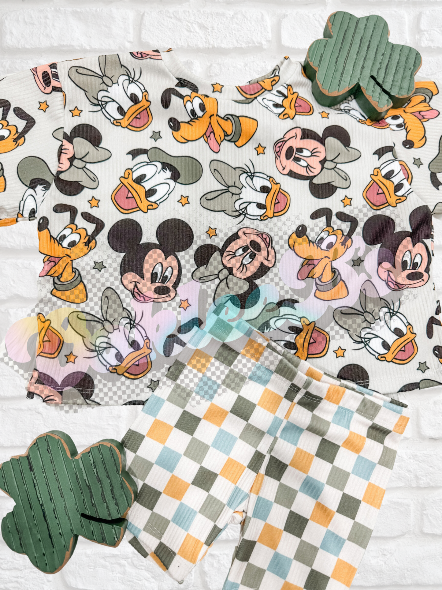 Lucky Mouse Oversized Tee & Bikers