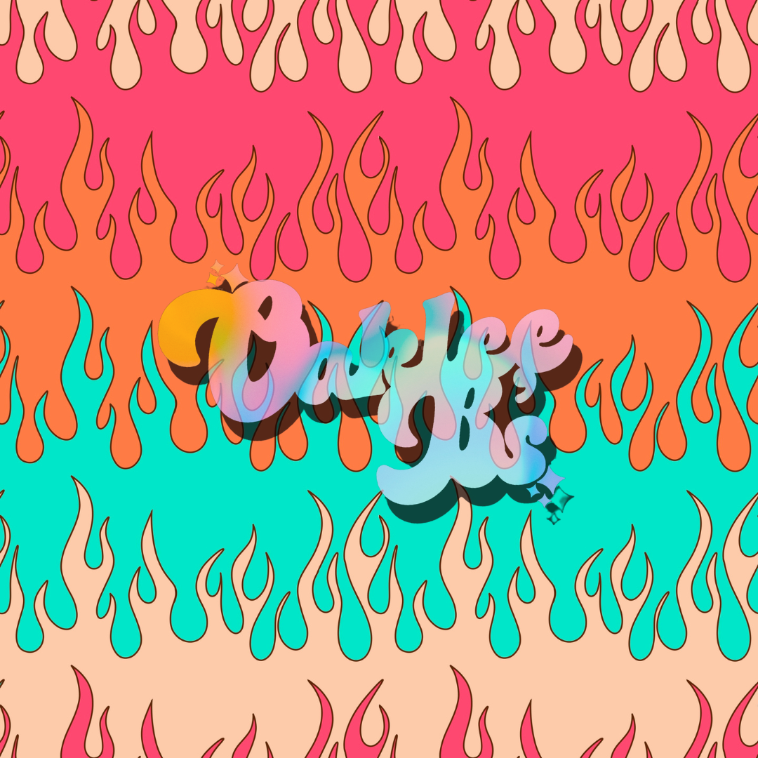 Skate Flames Made to Order Single Items (Made in rib unless you select a swim item)