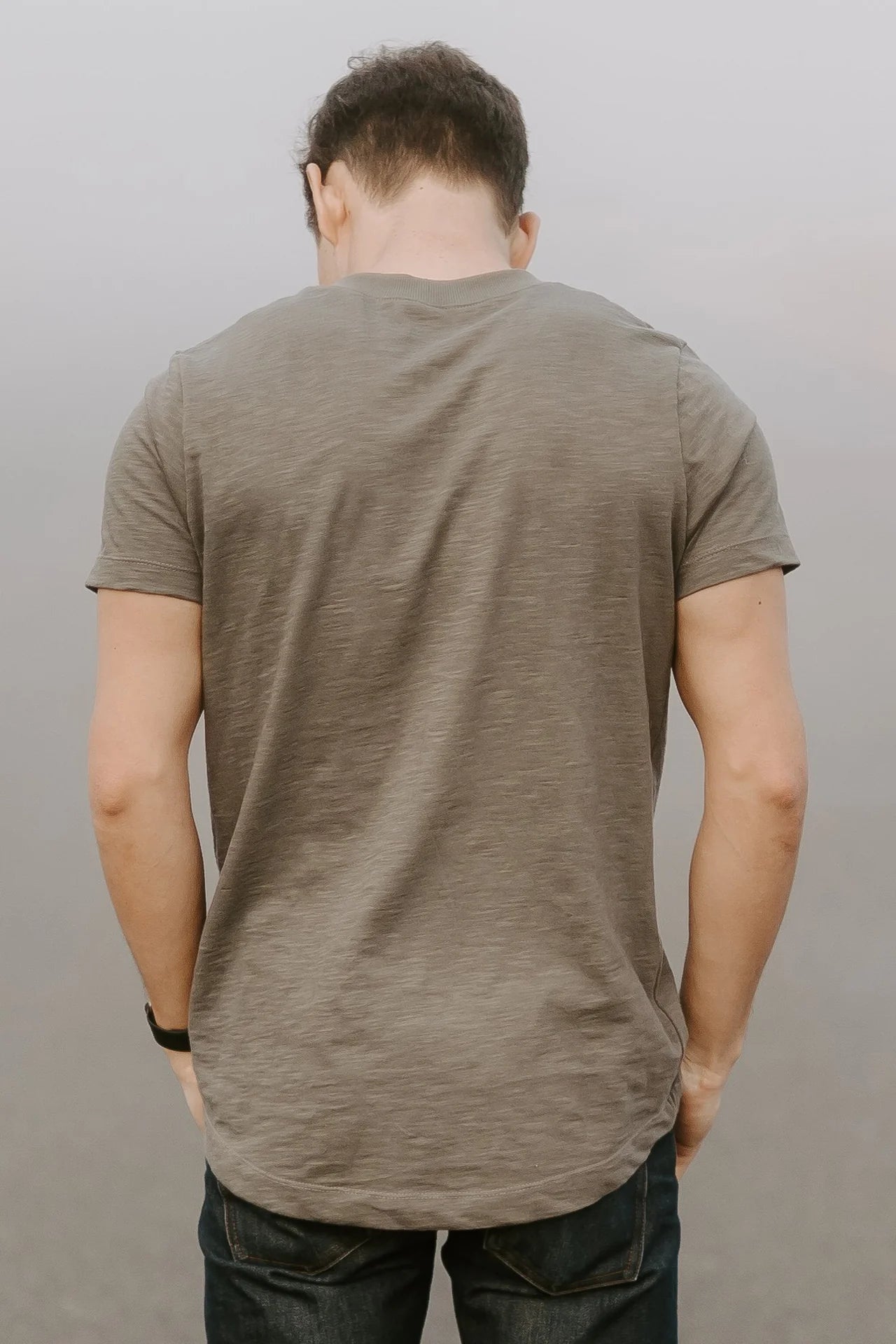 Adult Curved Hem Tee (Made to order in any print)